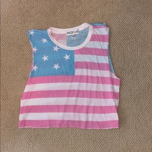 Wildfox American Flag Tank